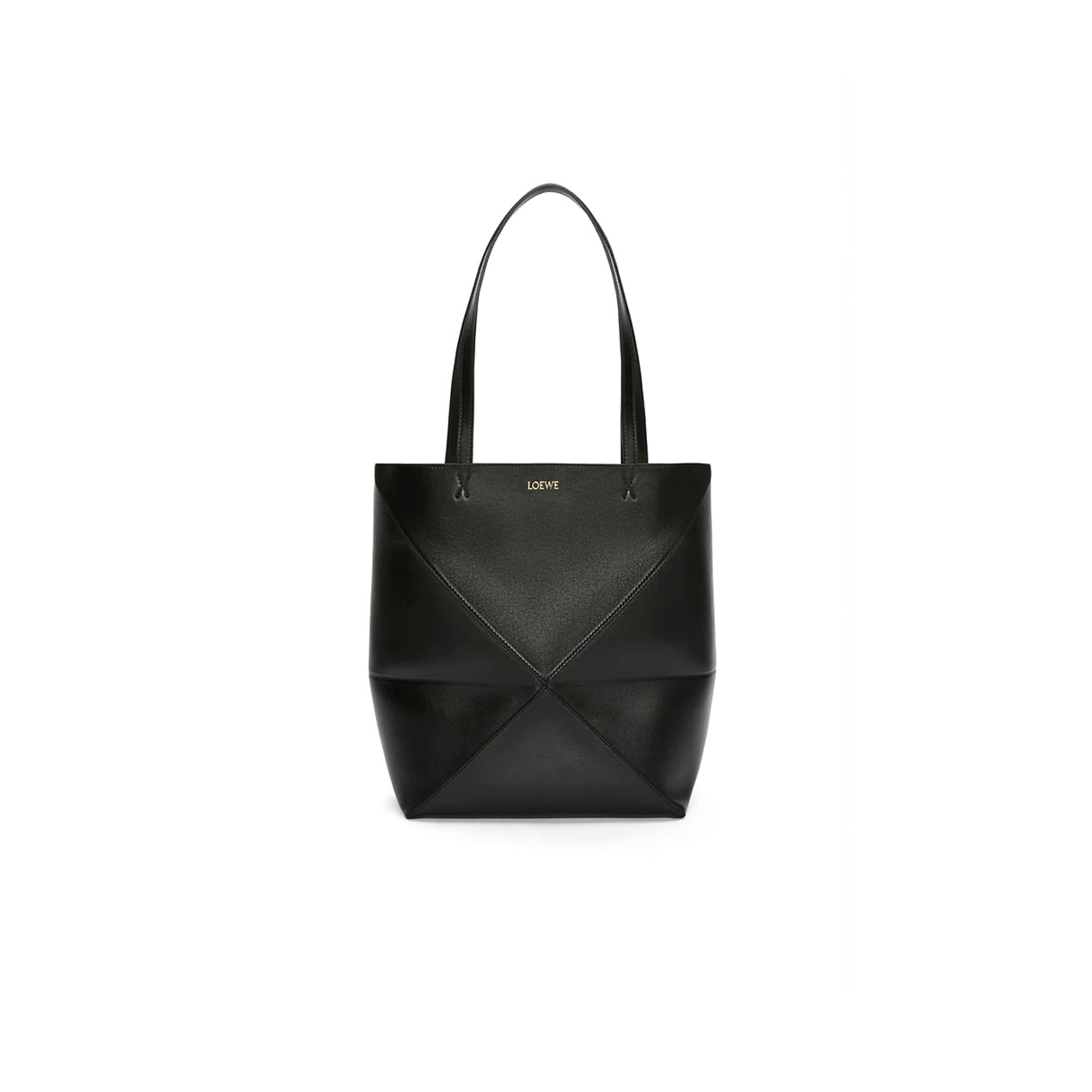 LOEWE MEDIUM PUZZLE FOLD TOTE IN SHINY CALFSKIN A657G50X01-1100 (31.5*25.5*14.5cm)